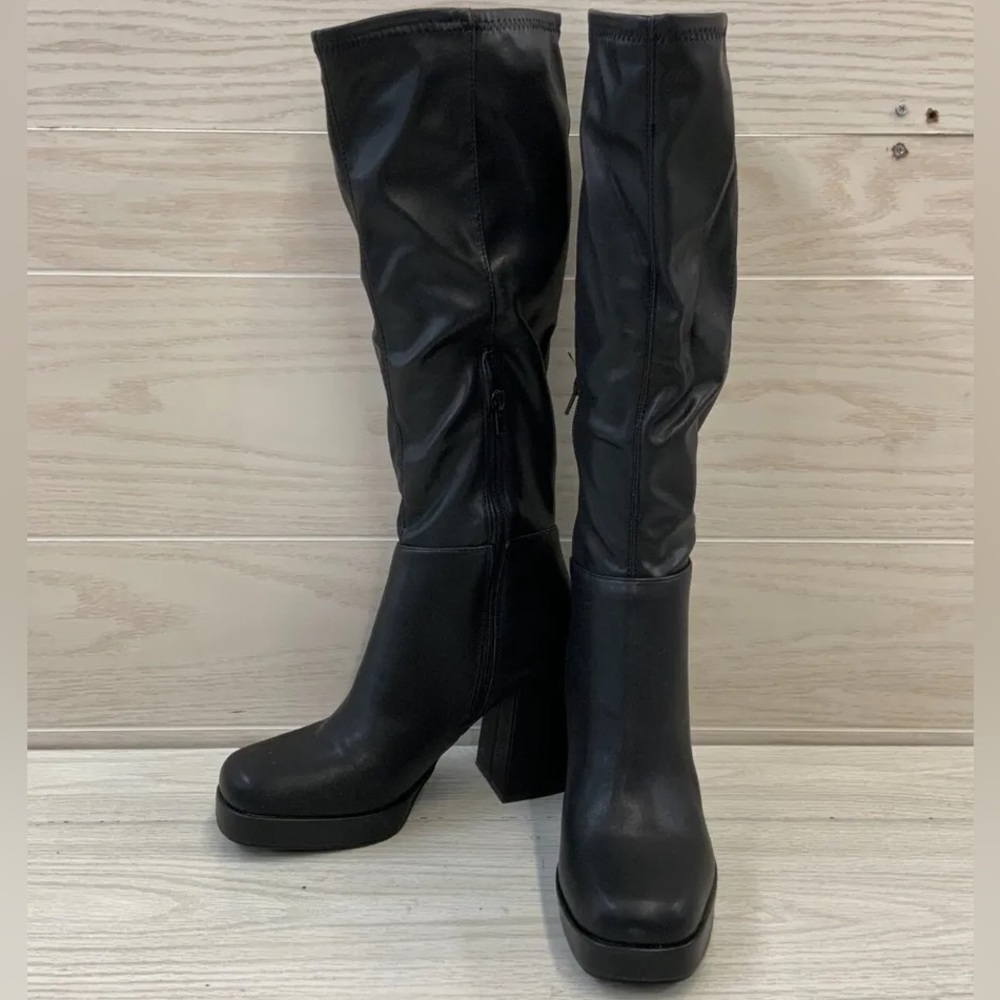 Steve Madden platform knee high boots
